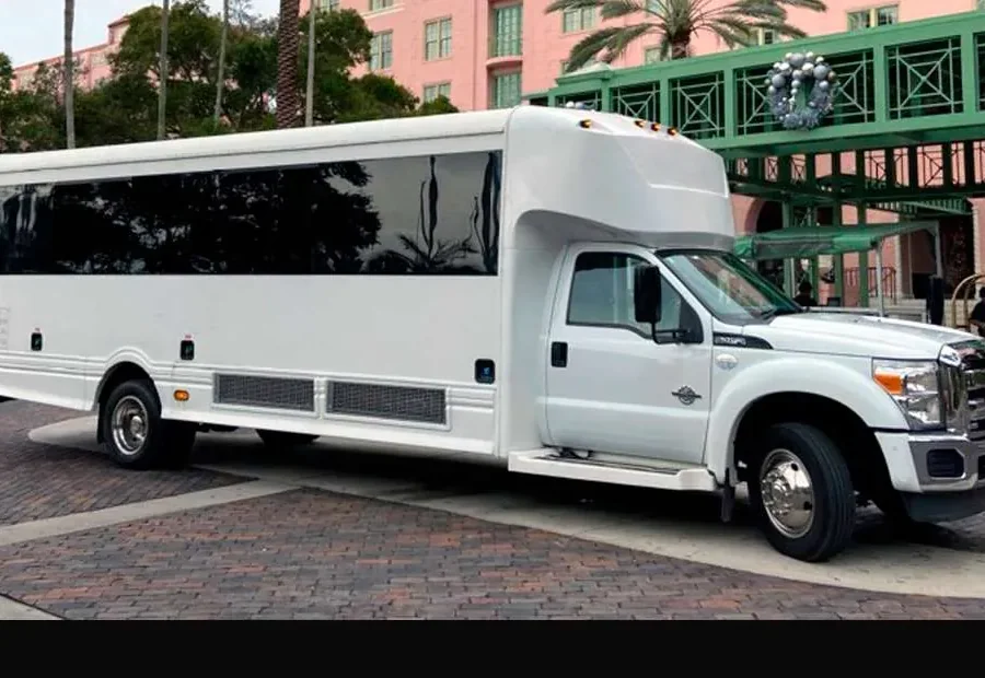 The Deluxe Party Bus vehicle view