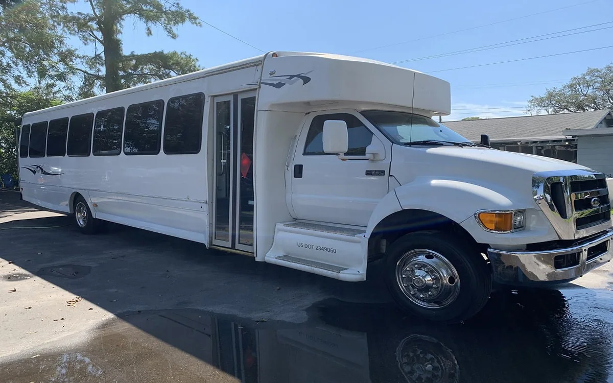 The Diamond Party Bus vehicle view