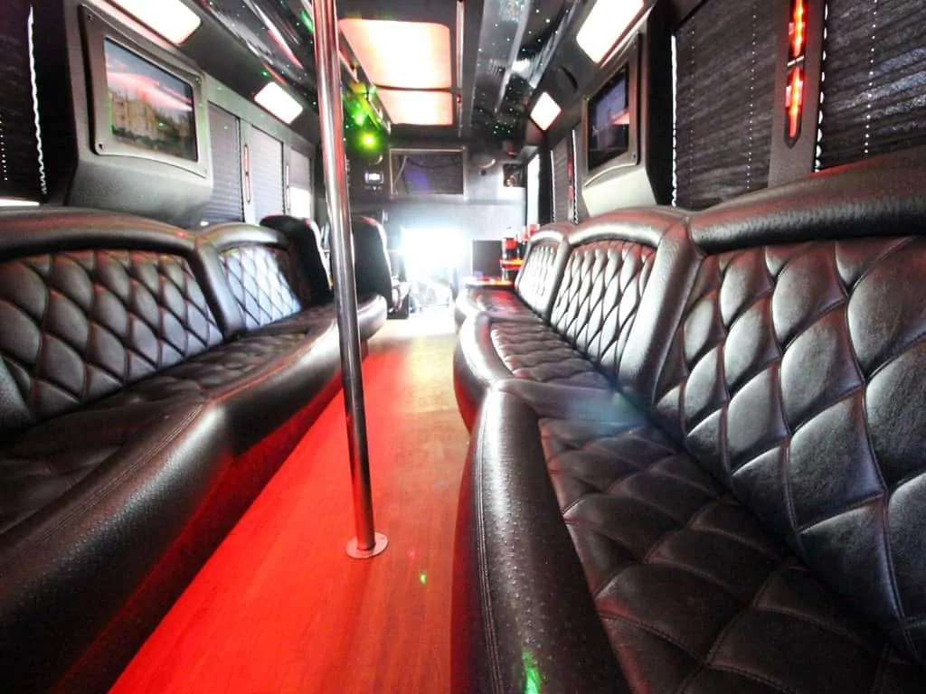 party bus limousine service tampa by l3limo – 26 guests party bus