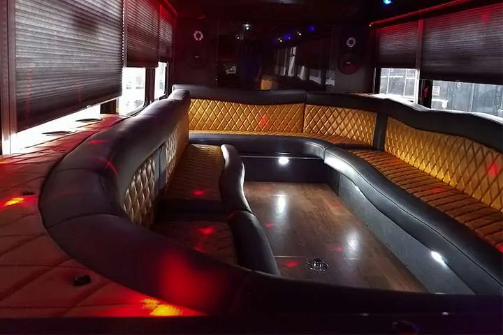 party bus limousine service tampa by l3limo – 38 guests party bus
