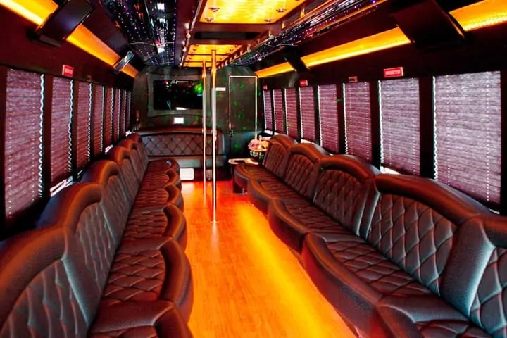 party bus limousine service tampa by l3limo – 39 guests party bus